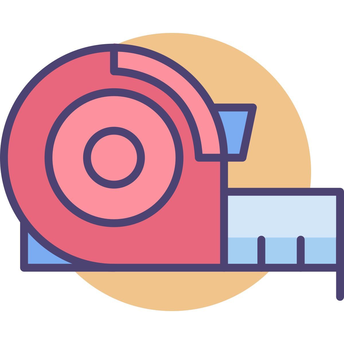 measuring tape icon