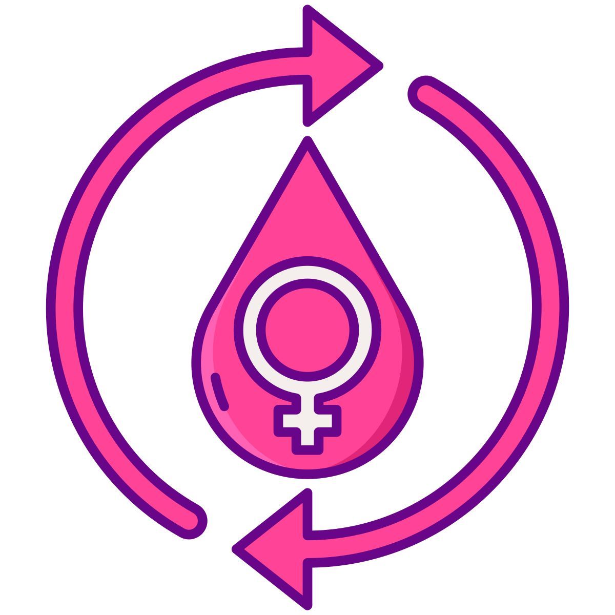 menstrual cycle icon