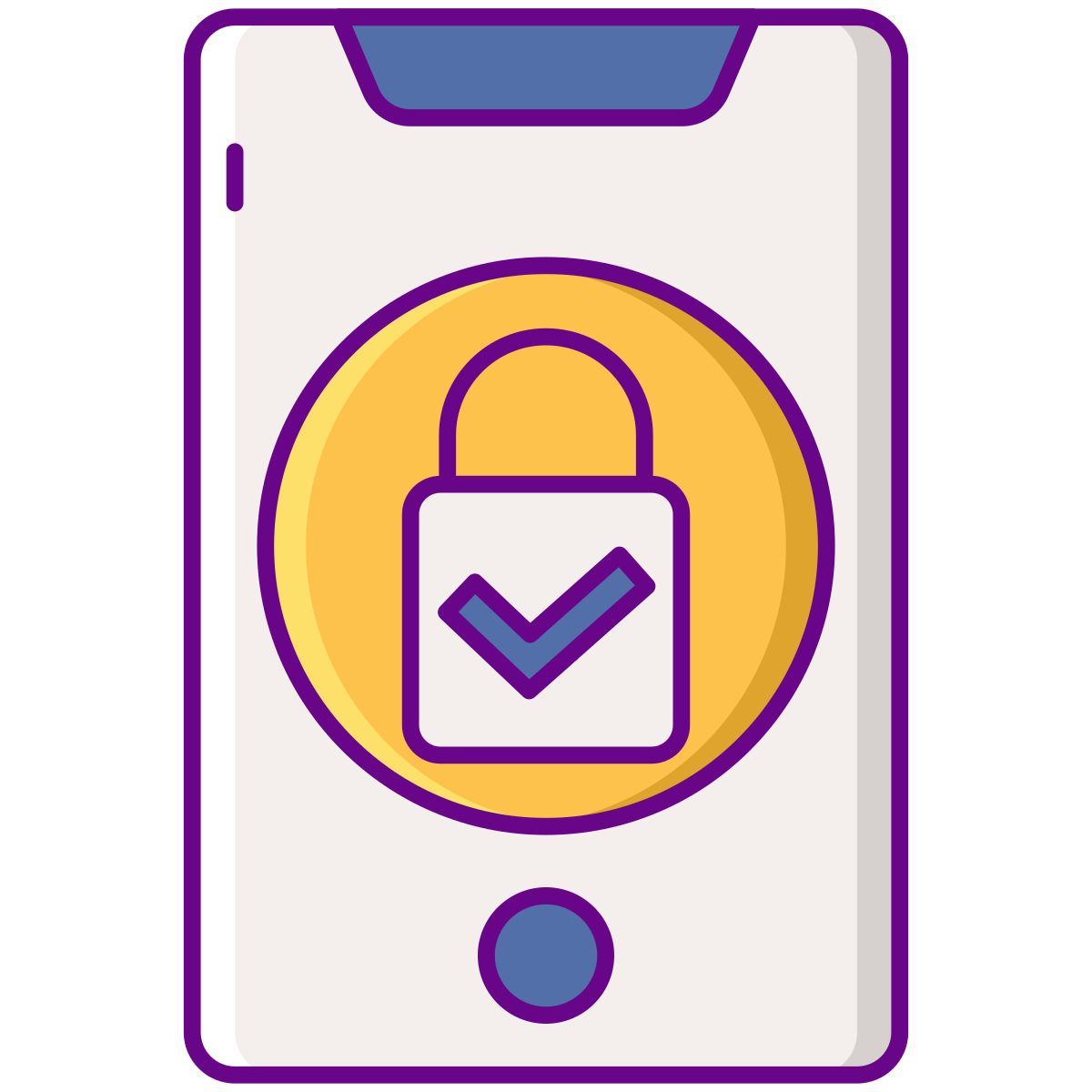 sicurezza mobile icon