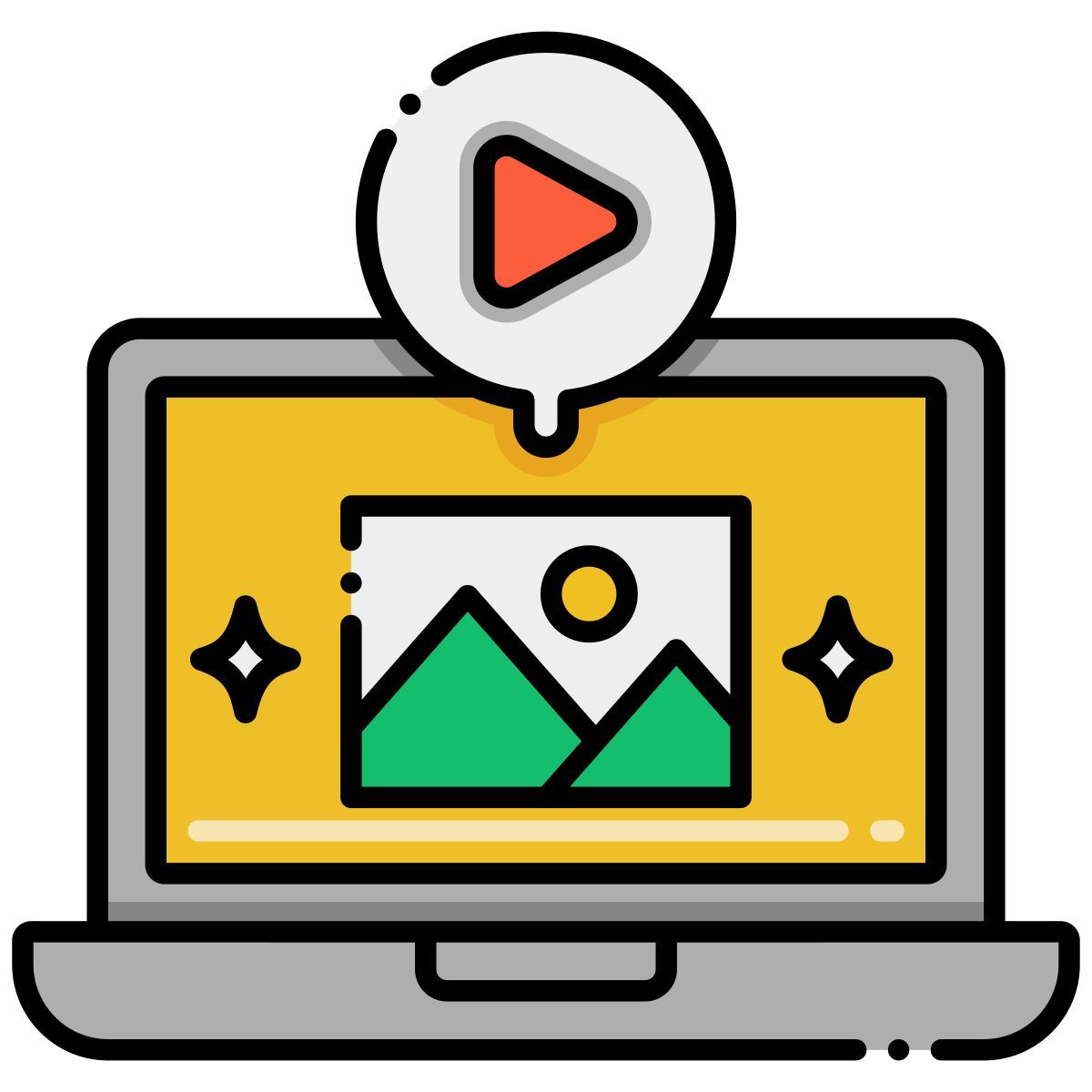 motion graphic icon