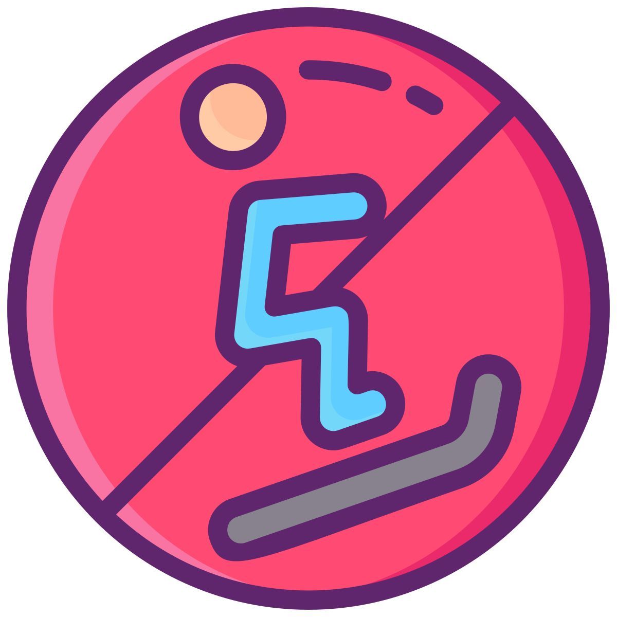 スキー禁止 icon