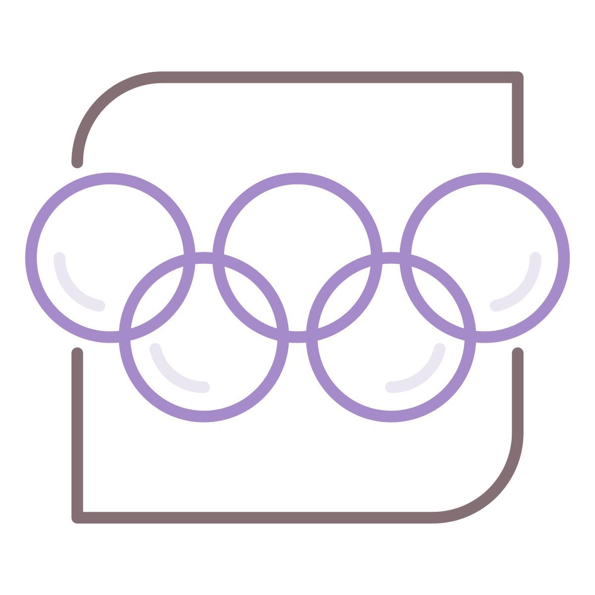奥运五环 图标