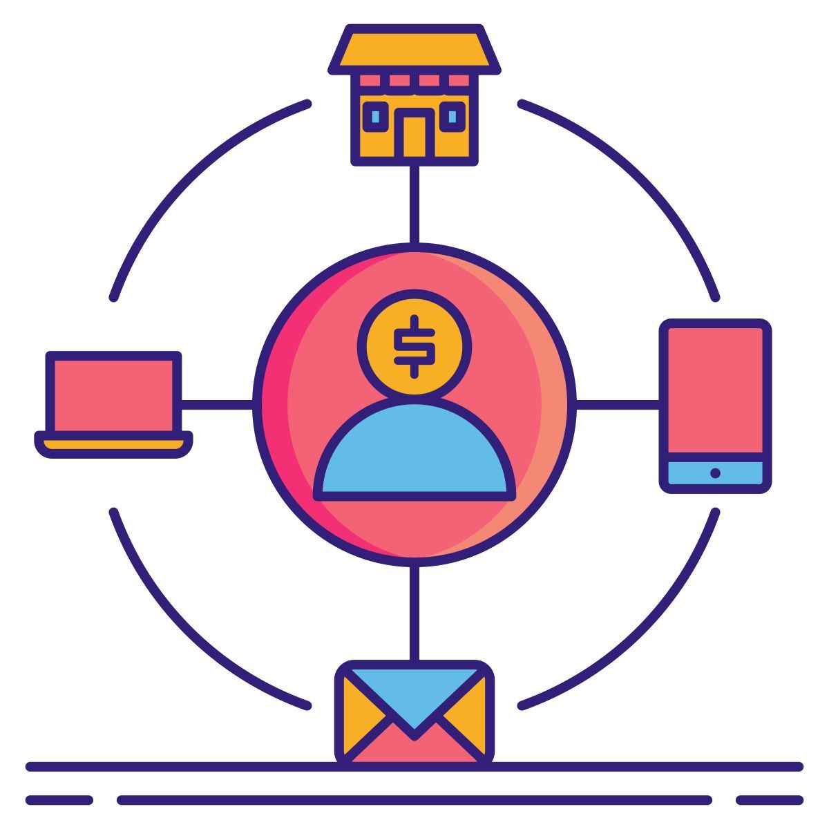 omnichannel merchandising icon