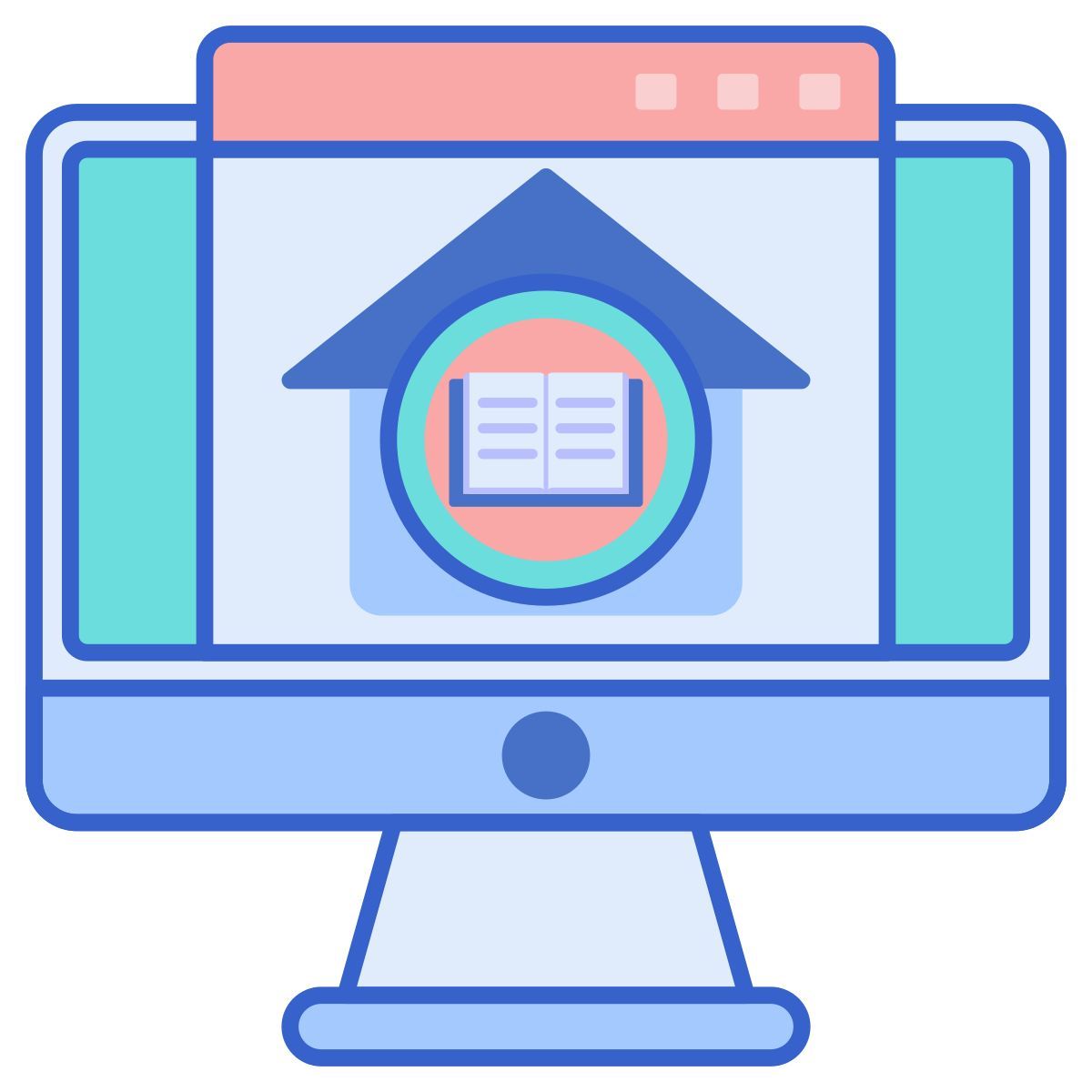biblioteca online icon
