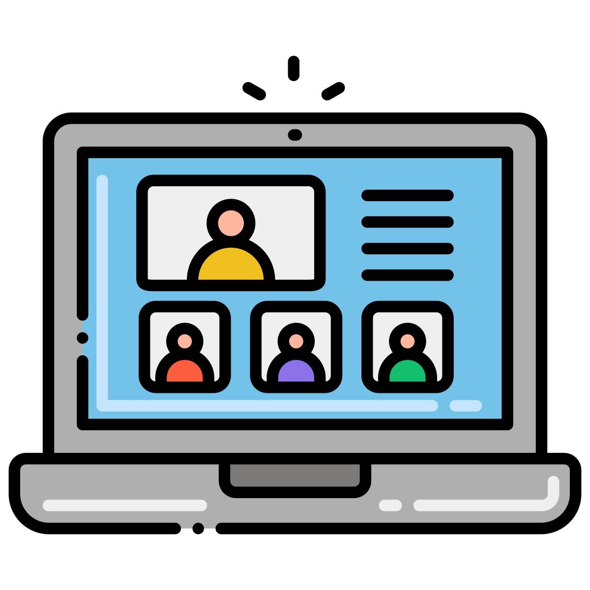 online meeting icon