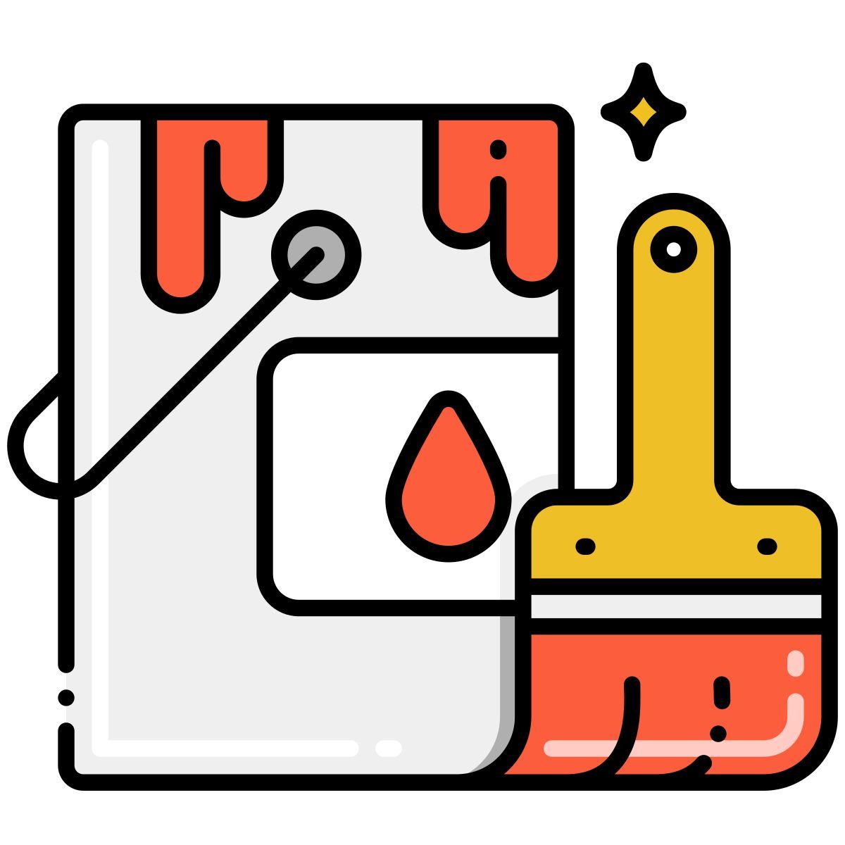 pot de peinture icon