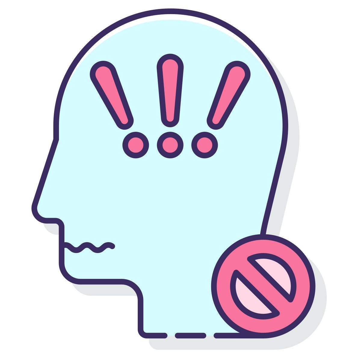 panic attack icon