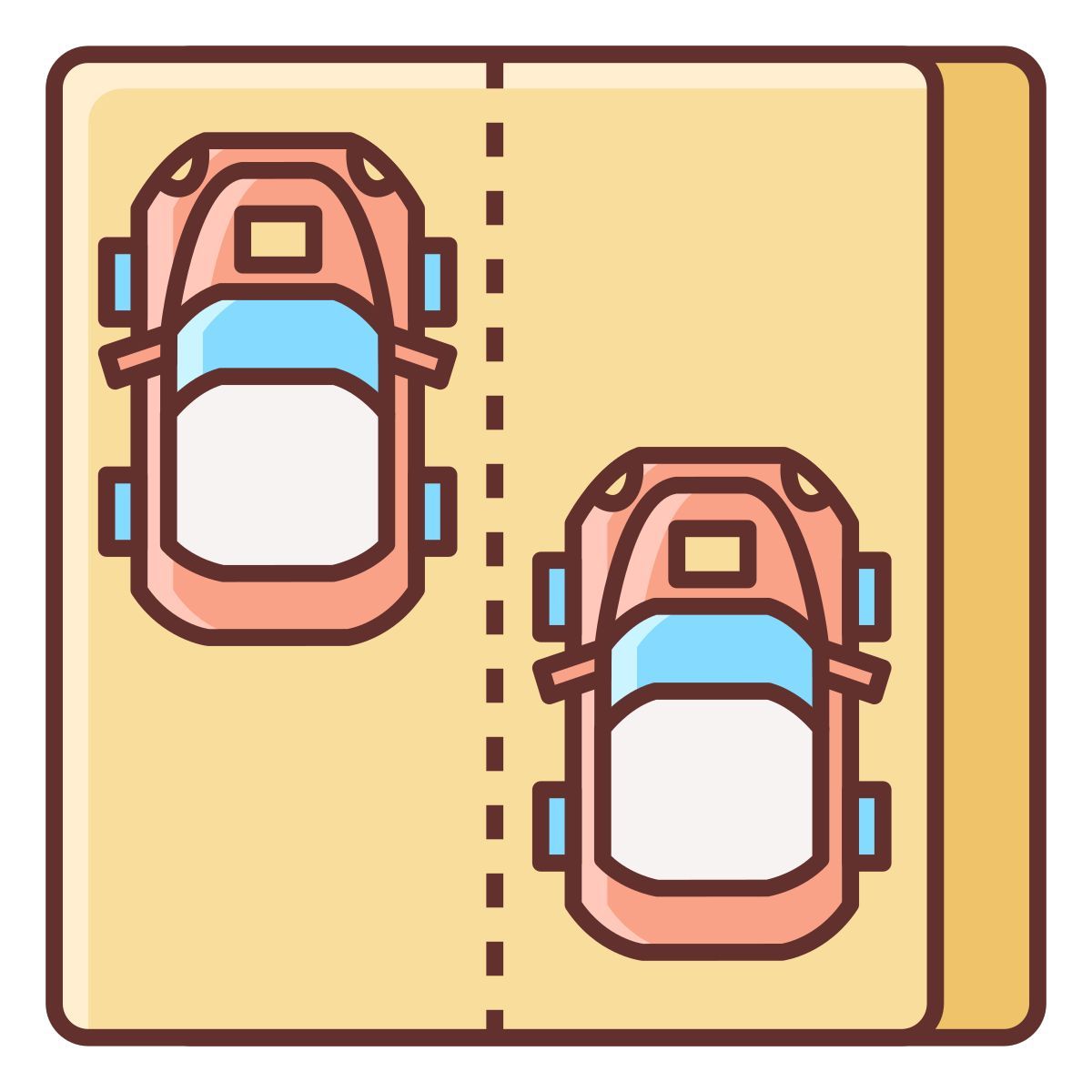 vuelta de desfile icon