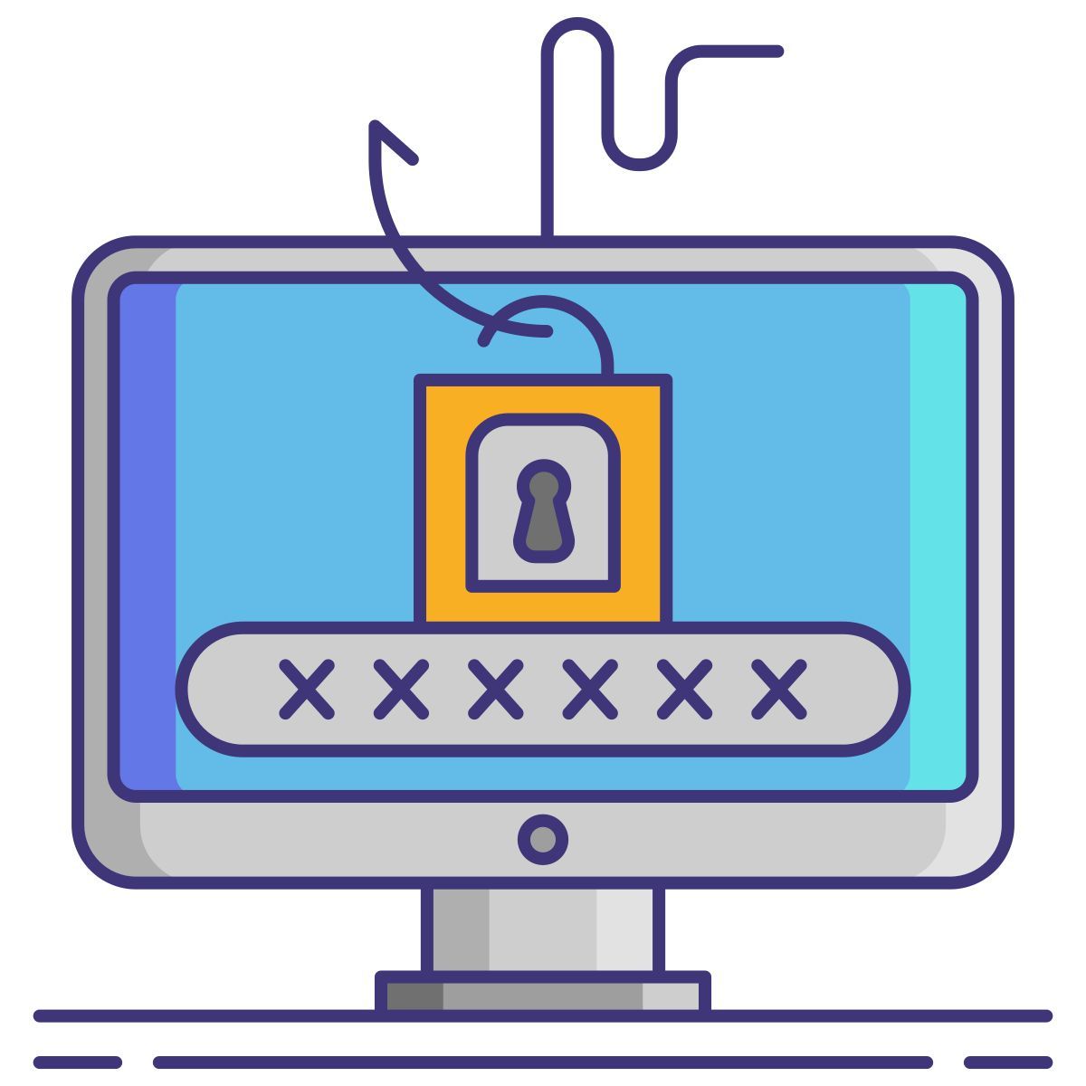 password code icon
