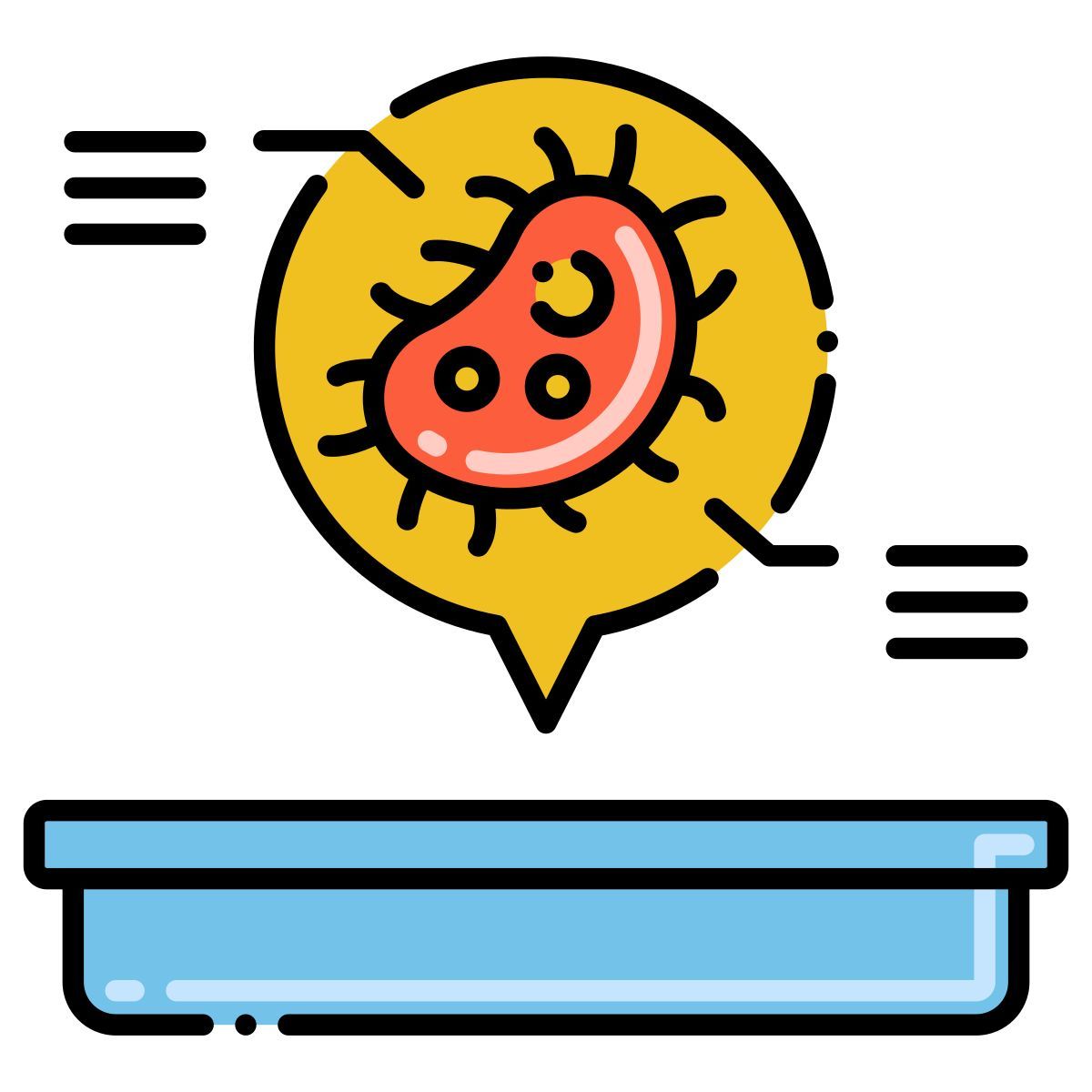 petri dish icon