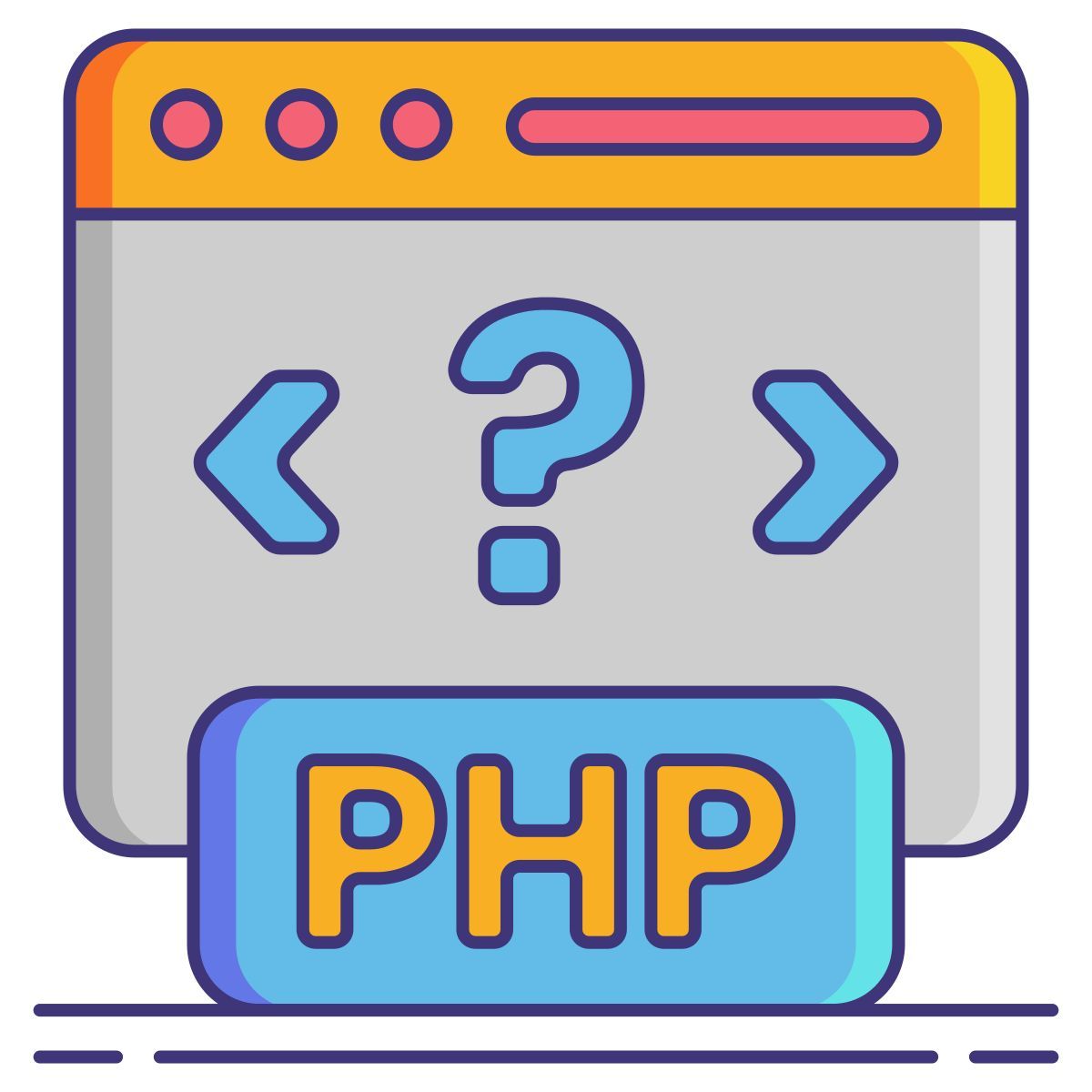 php code icon