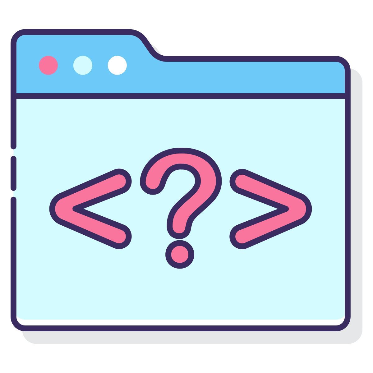 php code icon