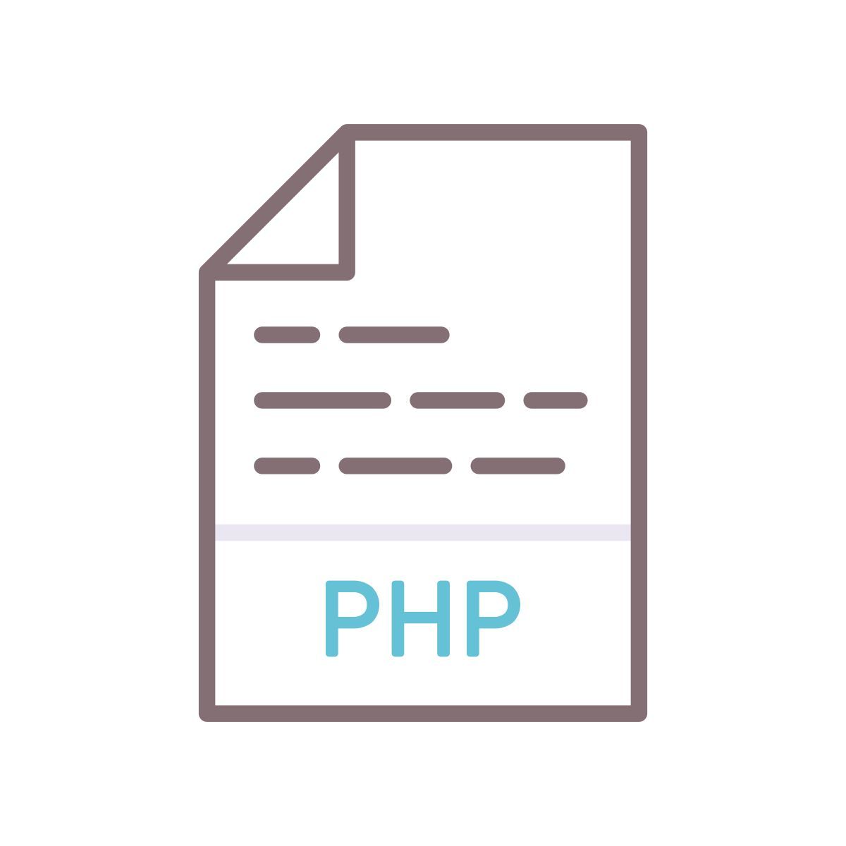 php code icon