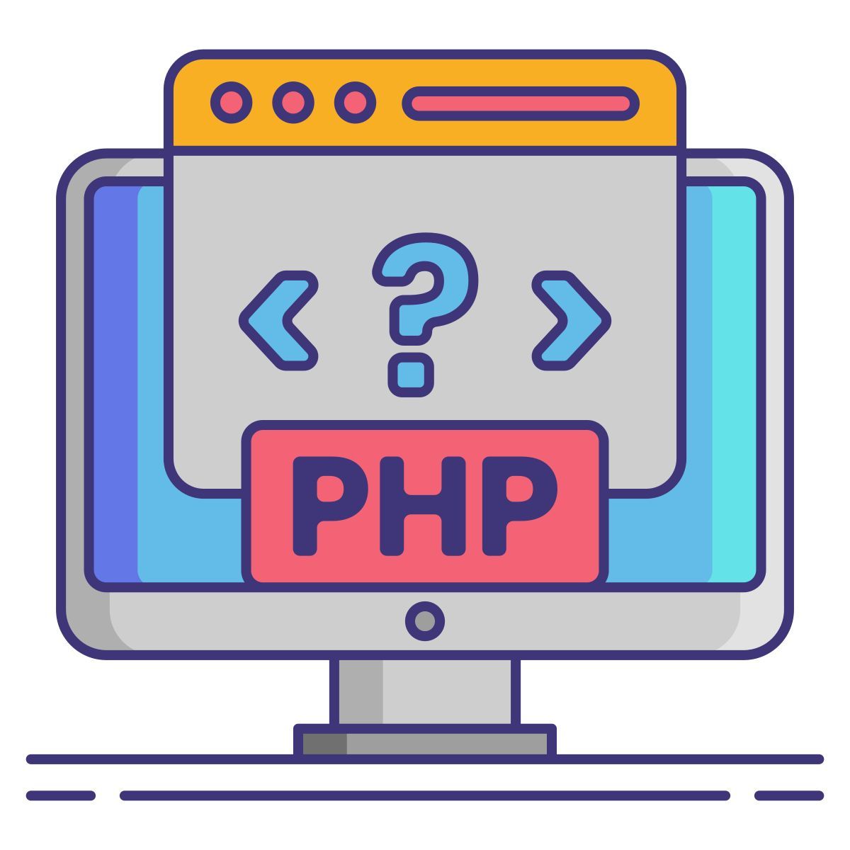 php code icon