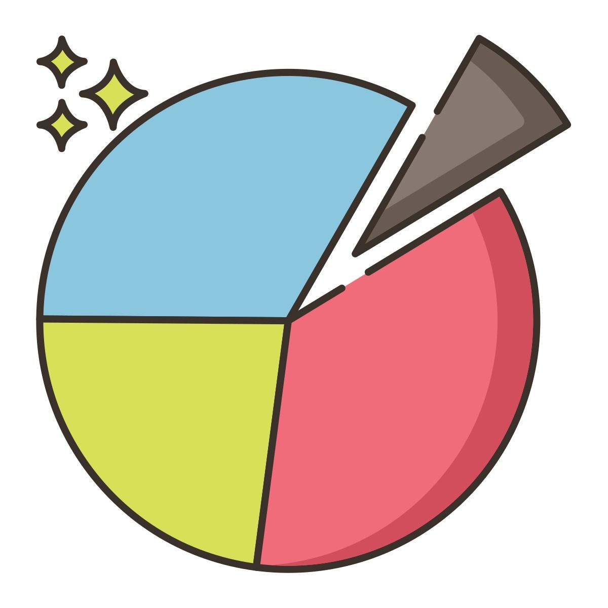 gráfico circular icon