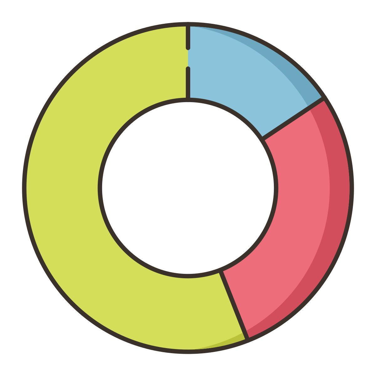 gráfico circular icon