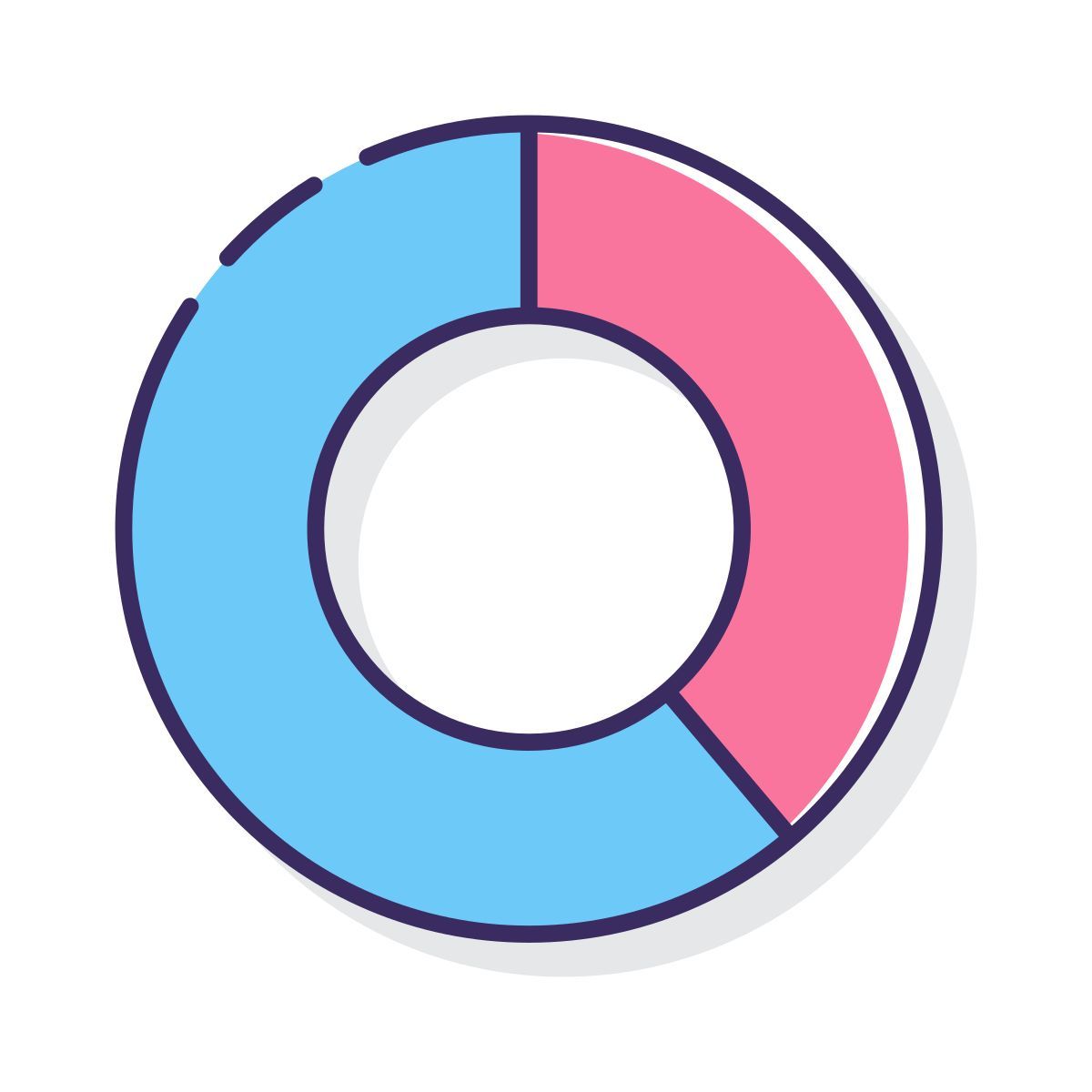 grafico a torta icon