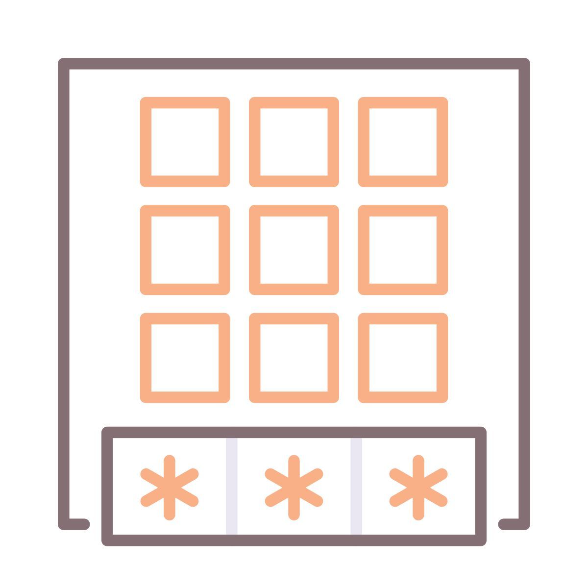 pin number icon