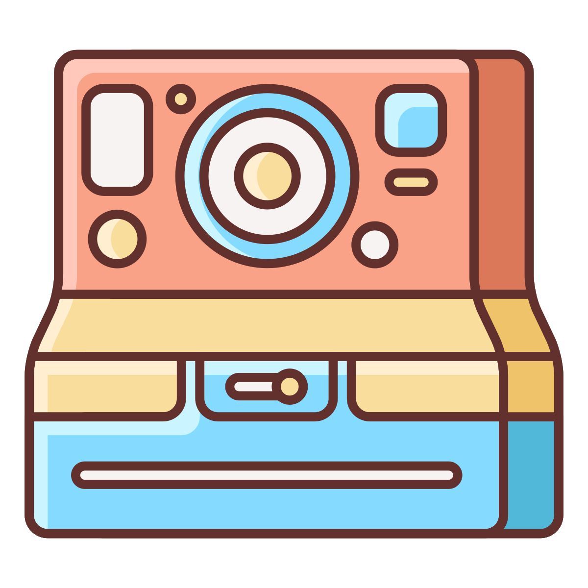 cámara polaroid icon