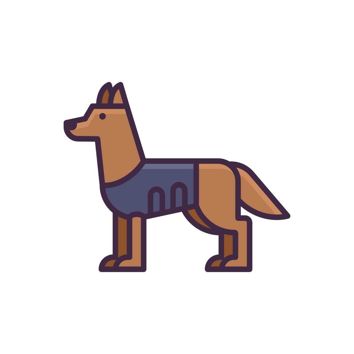 police dog icon