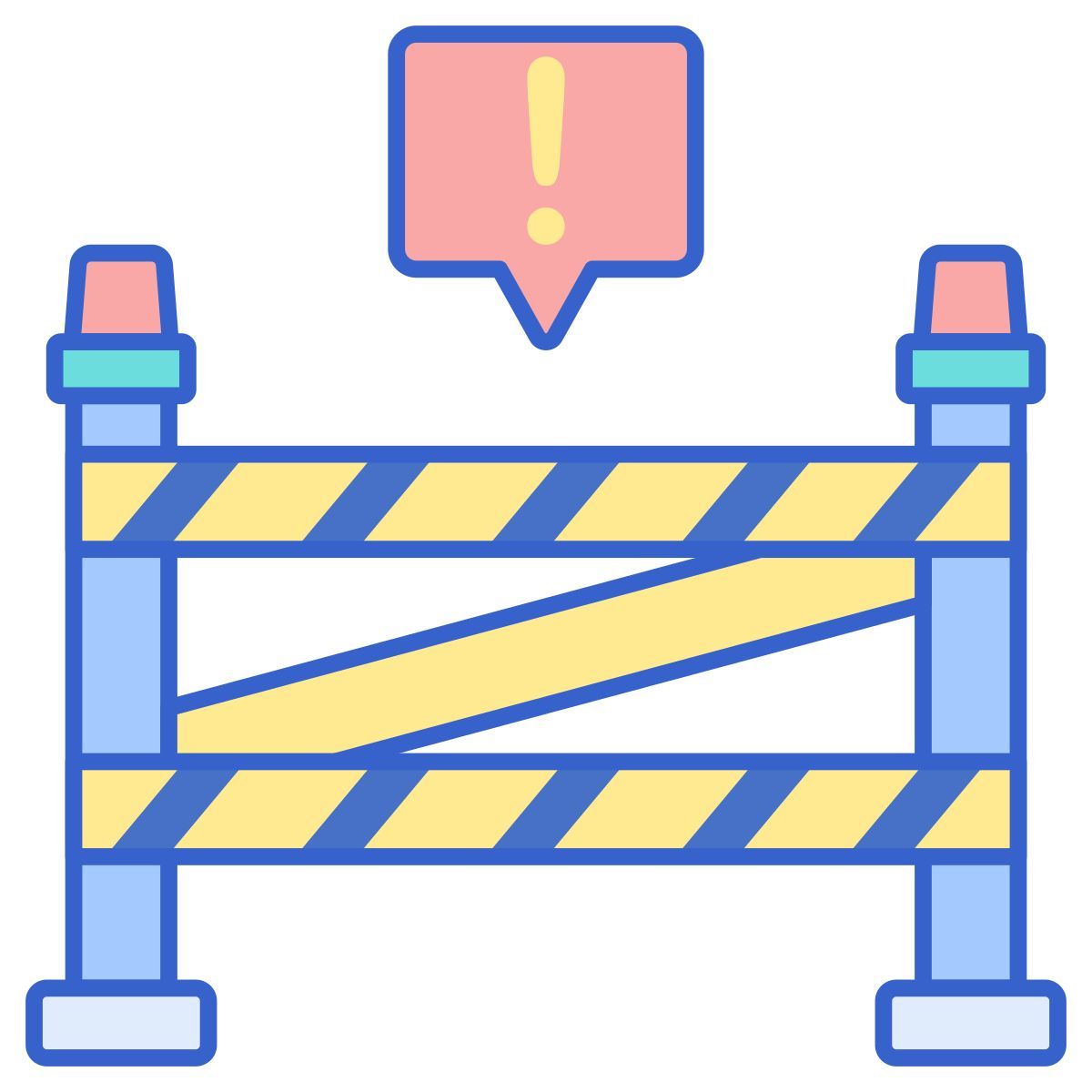 línea policial icon