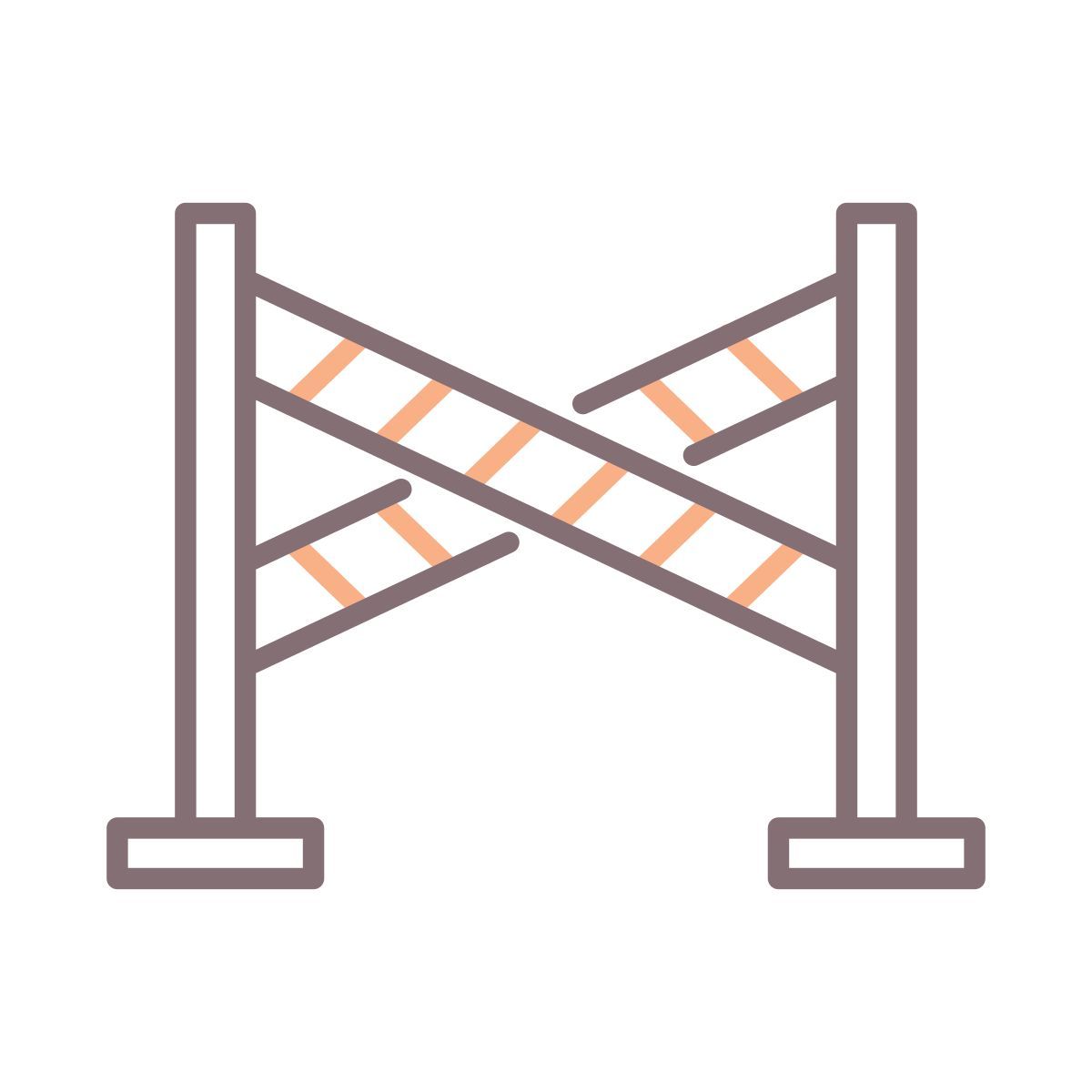 línea policial icon