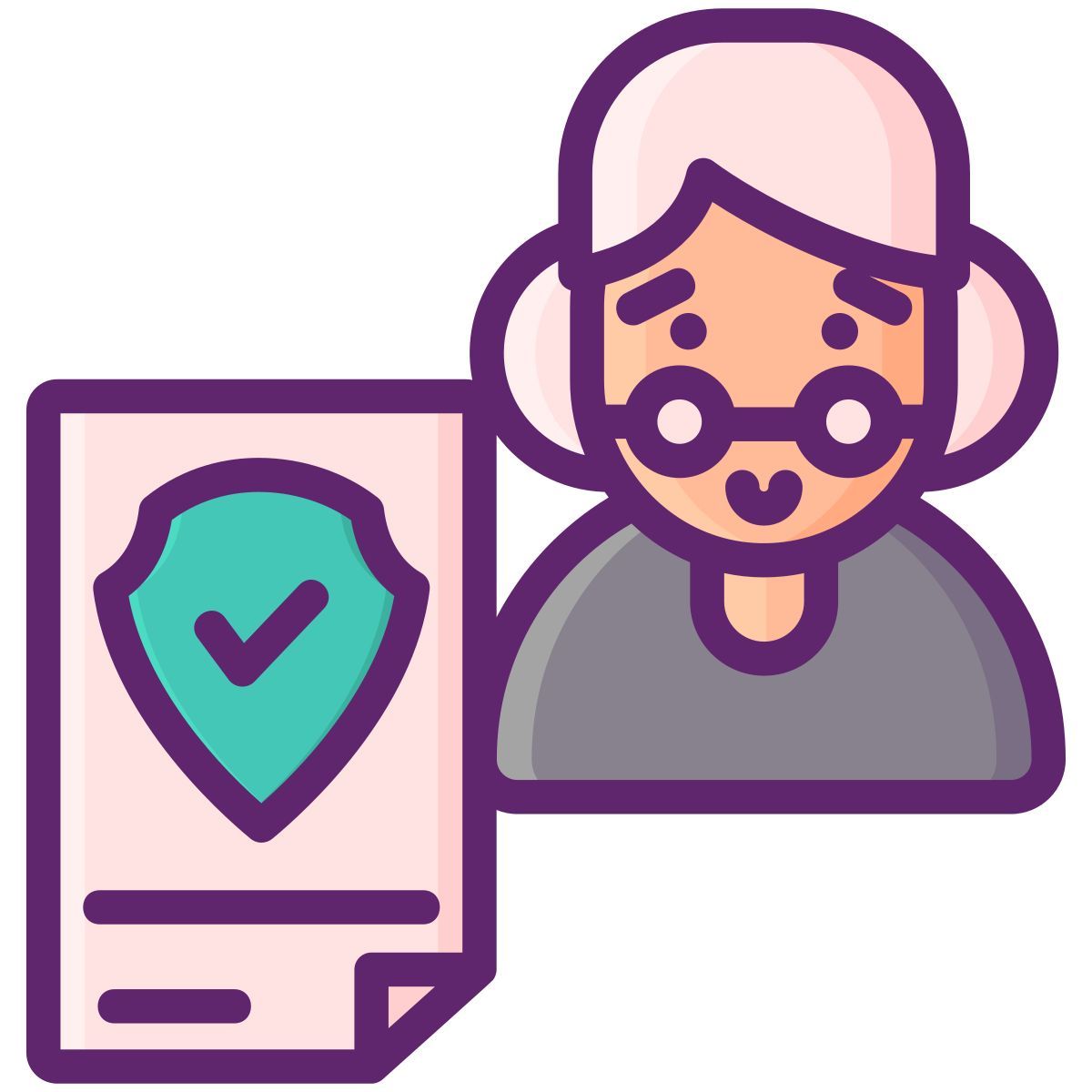 retirement insurance icon