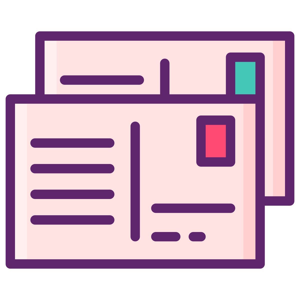 postcard icon