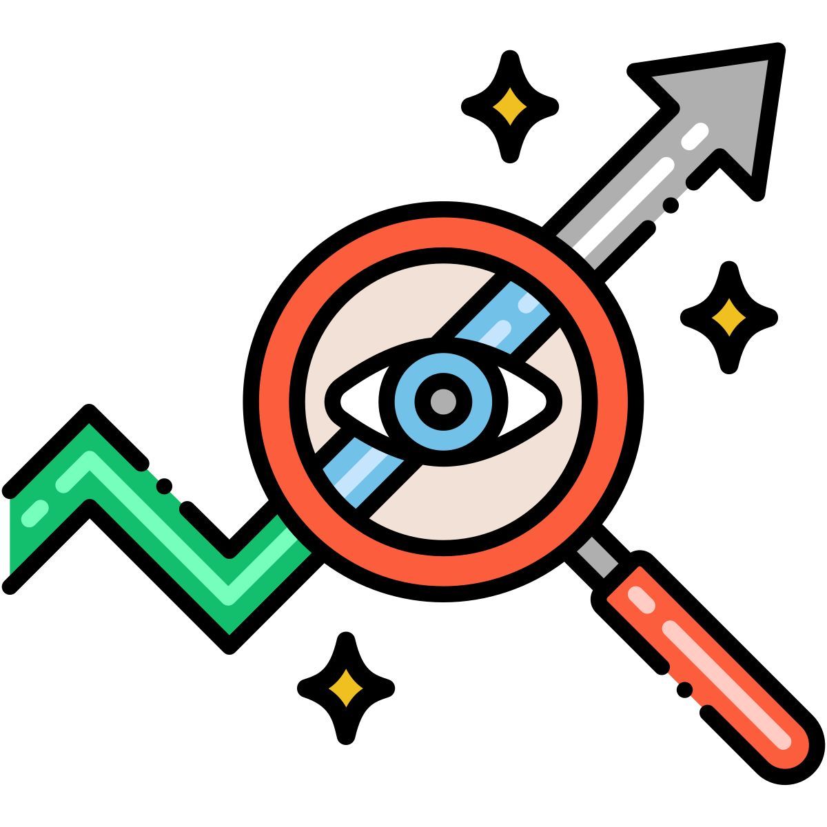 gráfico preditivo icon