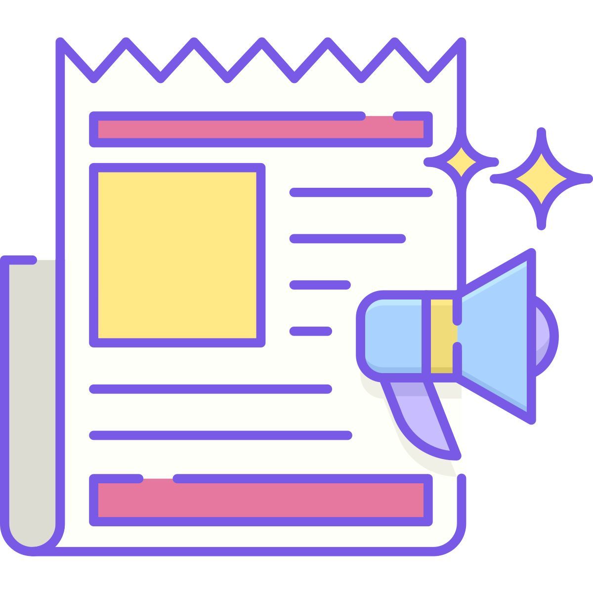 press release icon