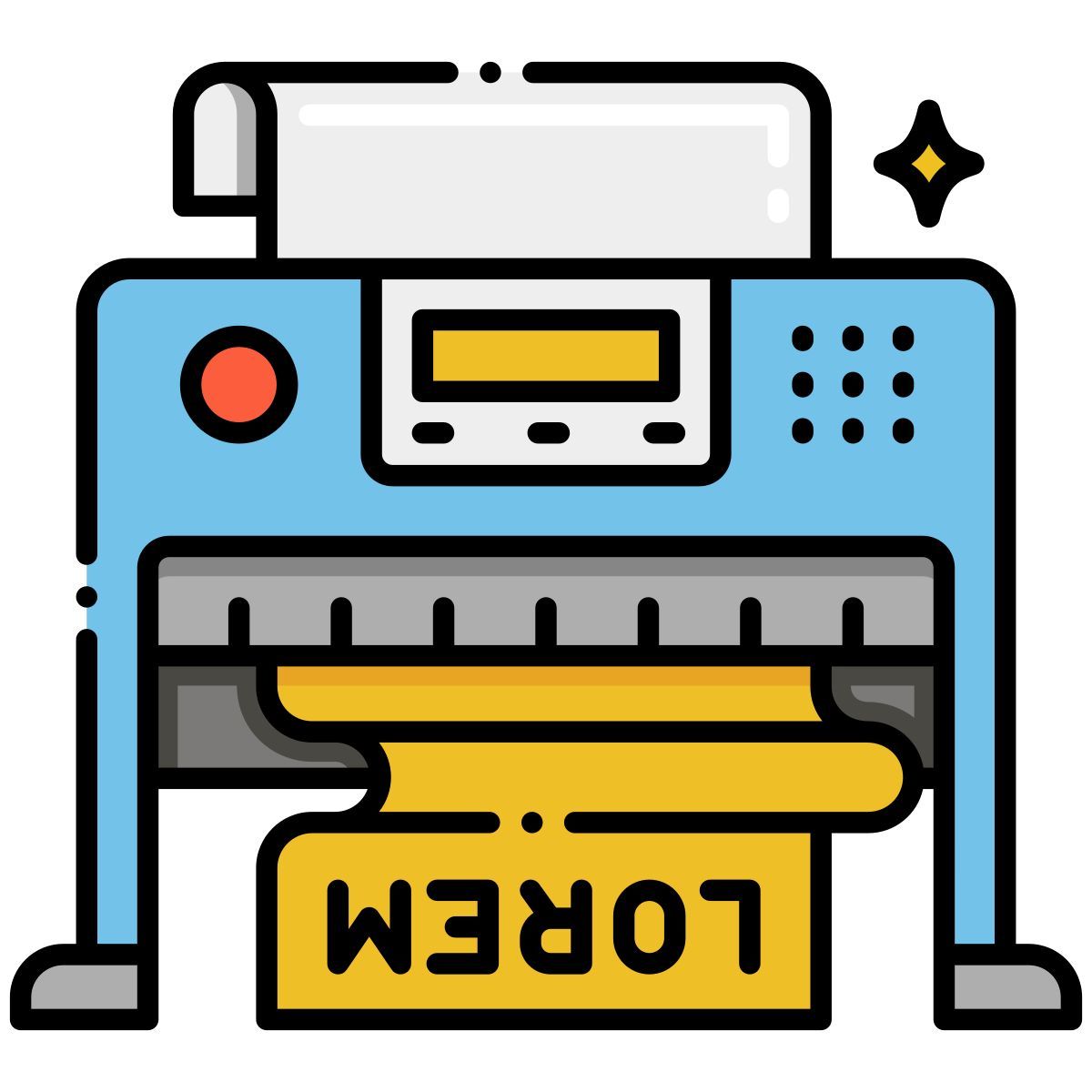 printing machine icon