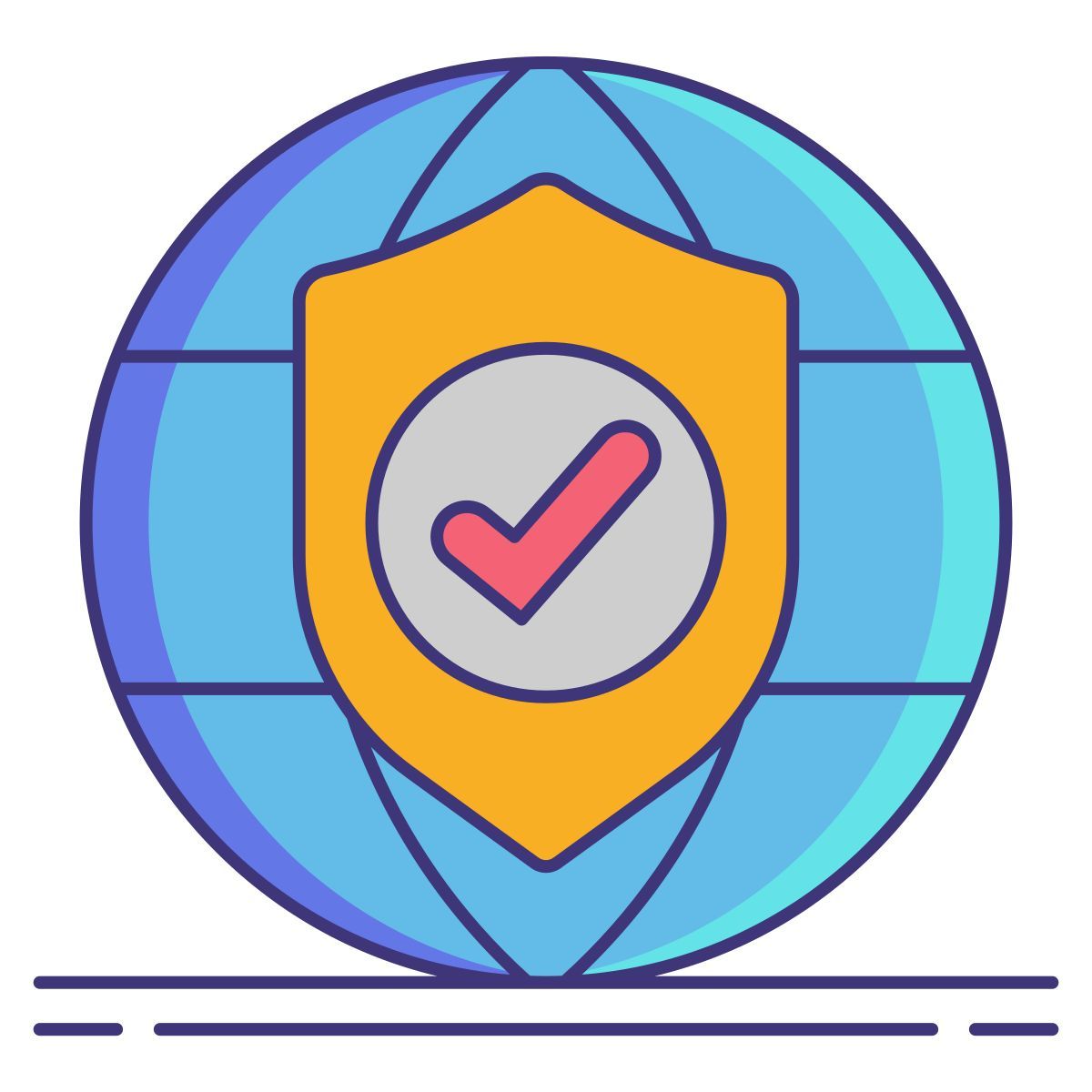 réseau privé icon