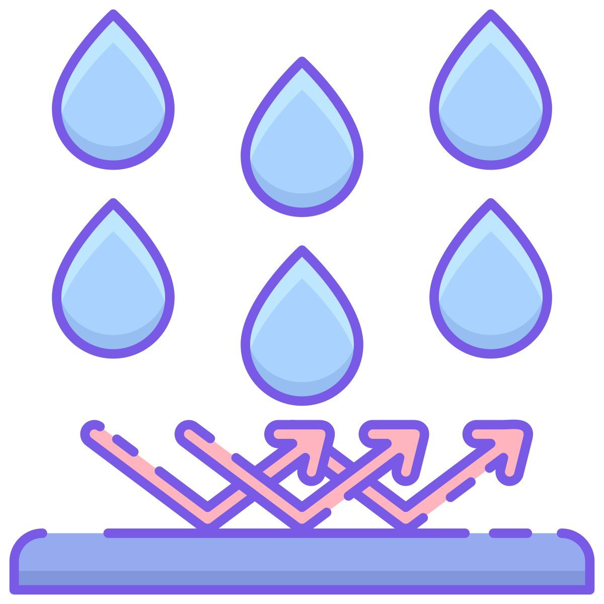 rain repellent icon