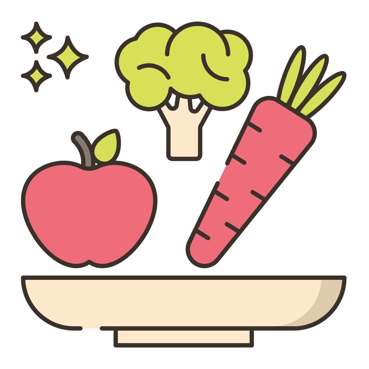 aliments crus icon