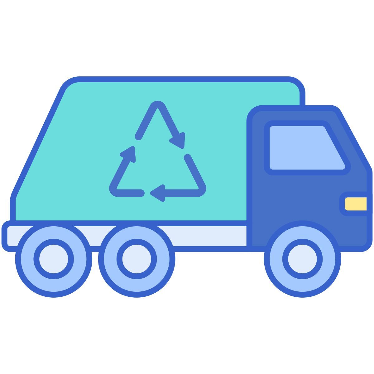 camión de reciclaje icon