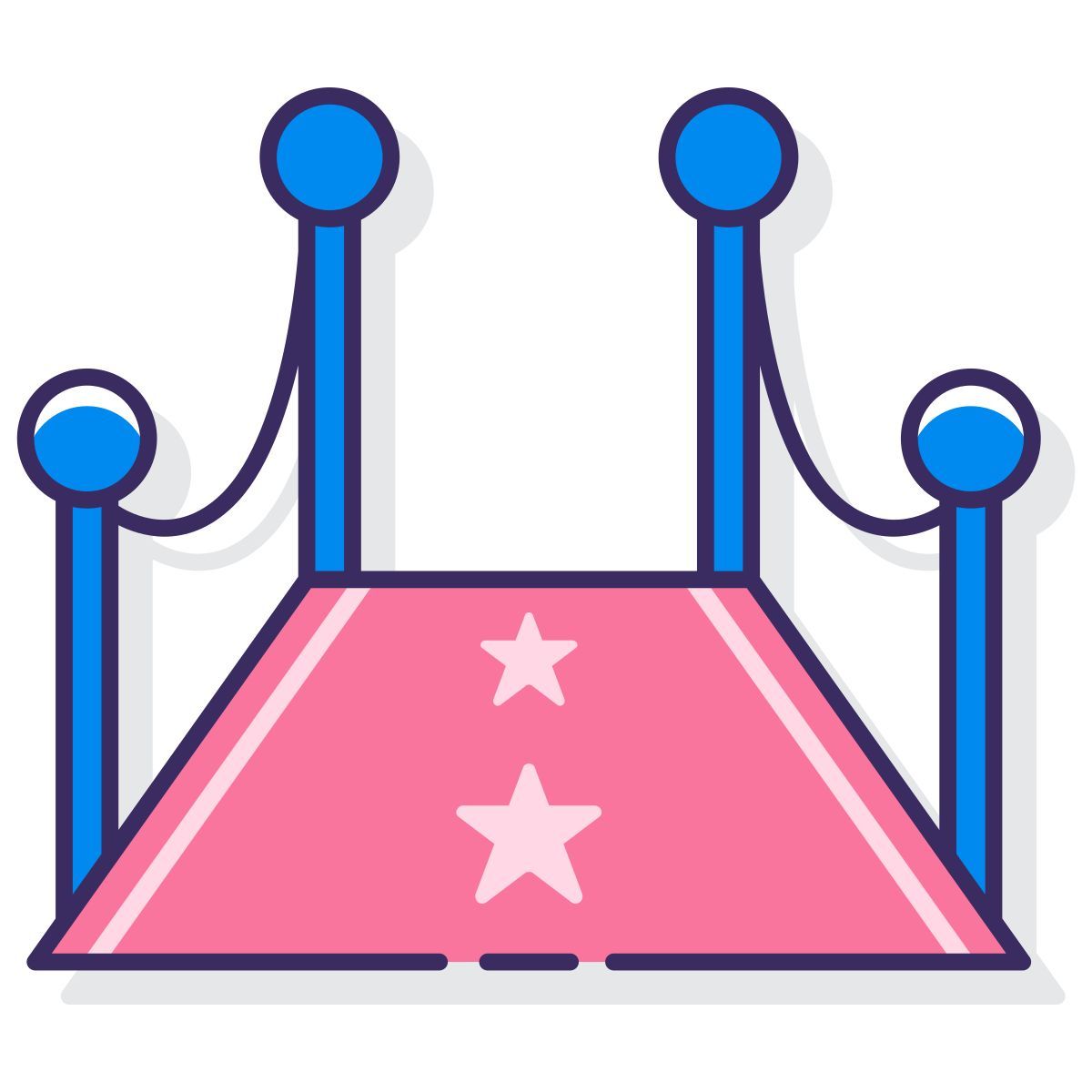 roter teppich icon