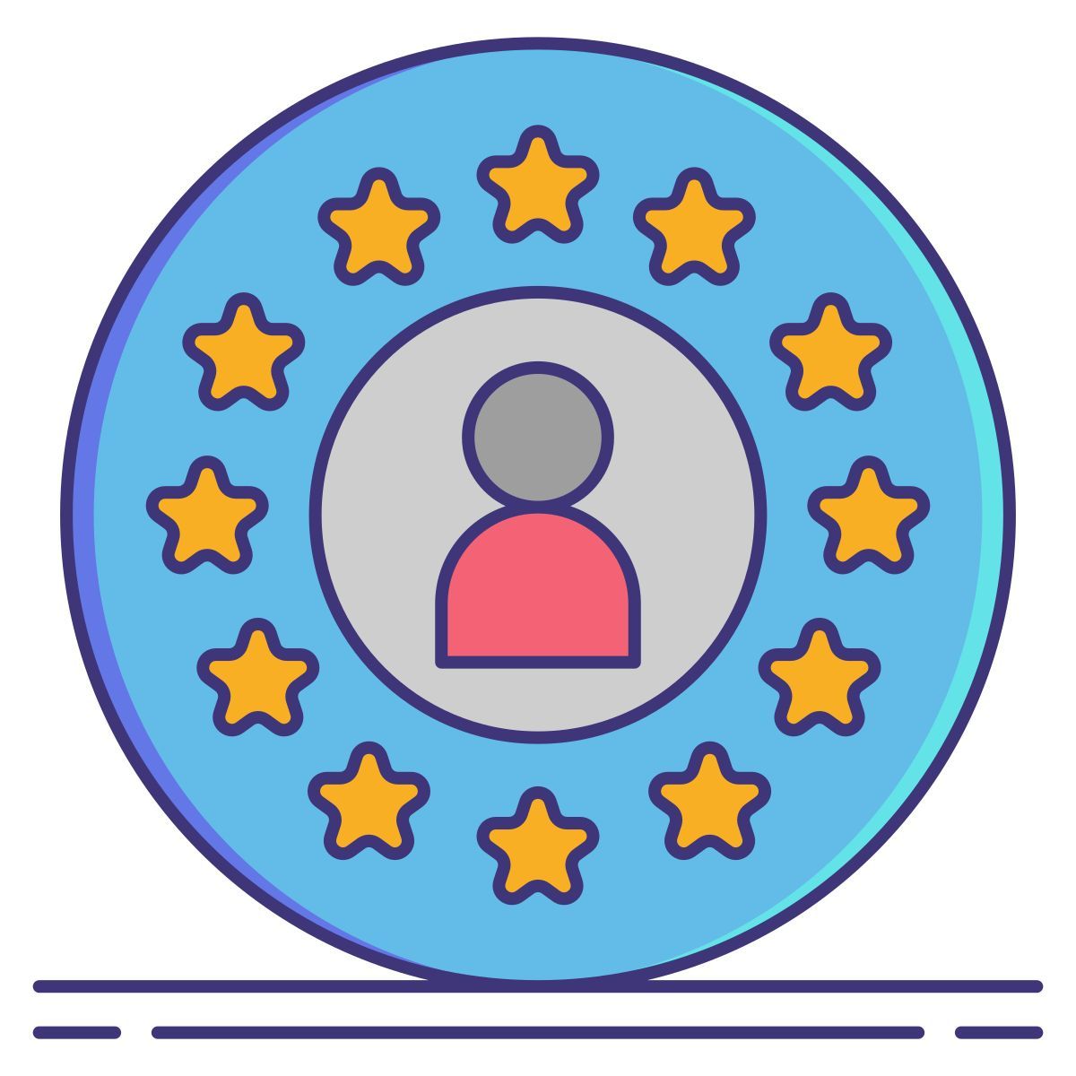 代表 icon