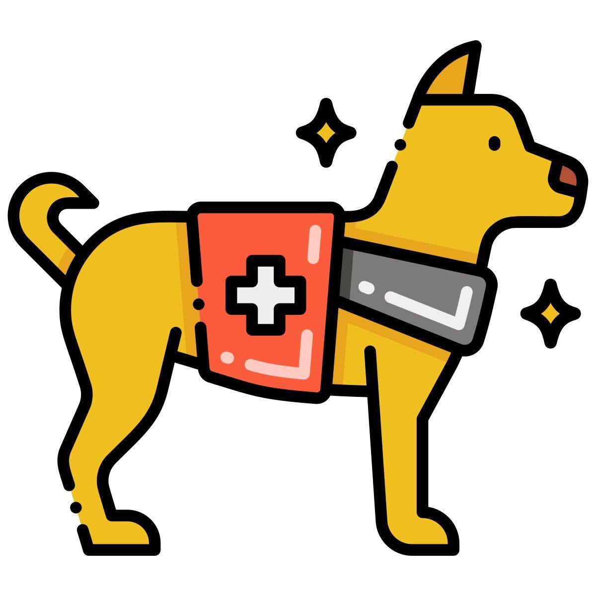 rescue dog icon