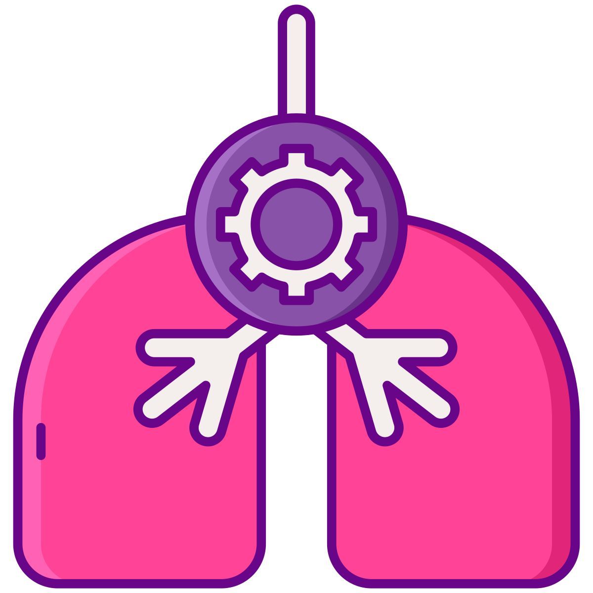 respiratory system icon
