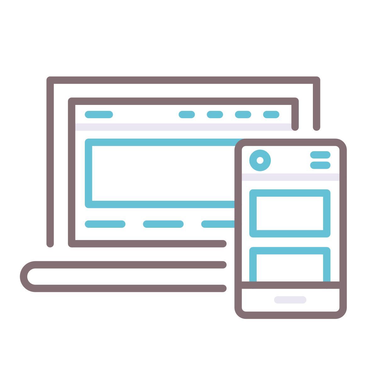 design responsivo icon