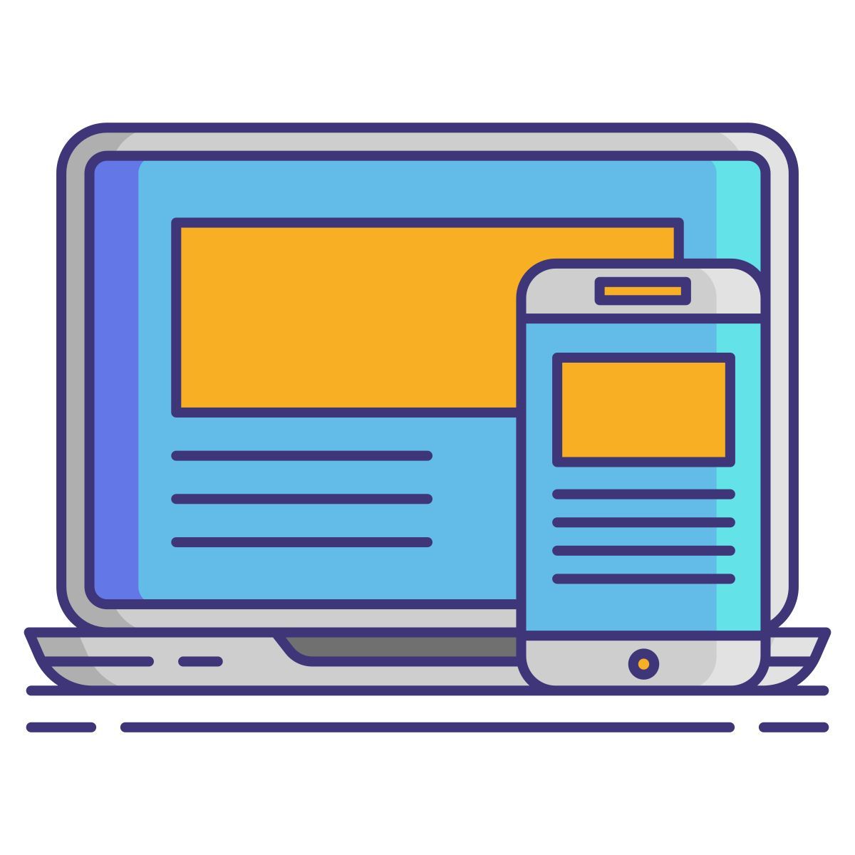 responsive website icon