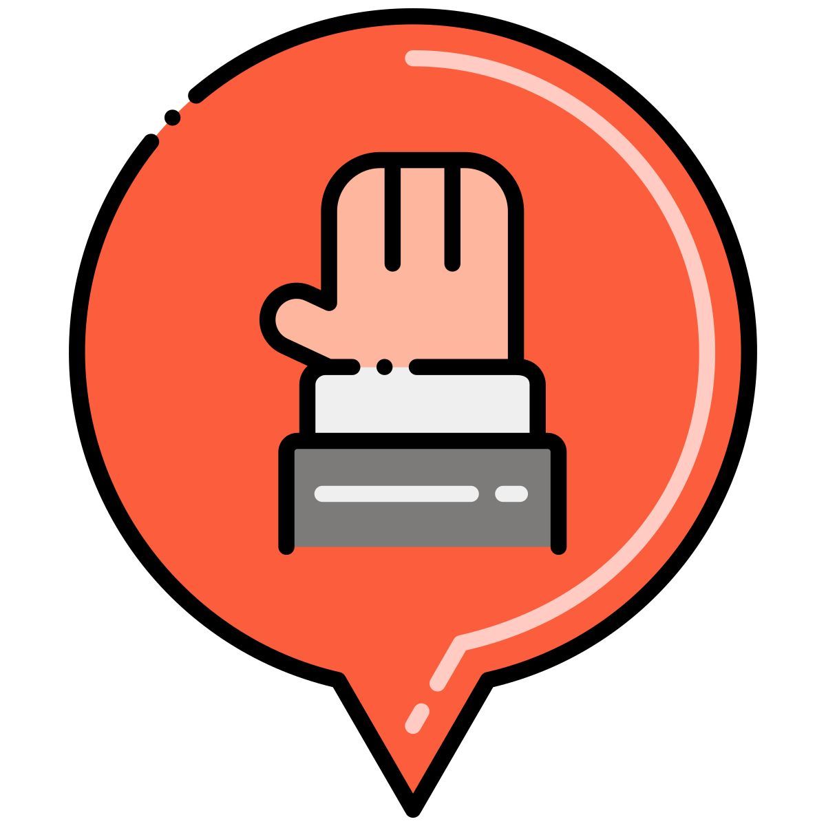 right to objection icon