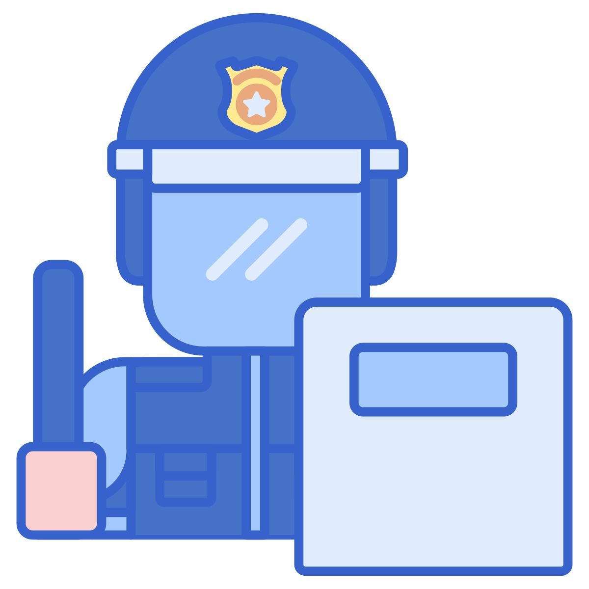 riot police icon