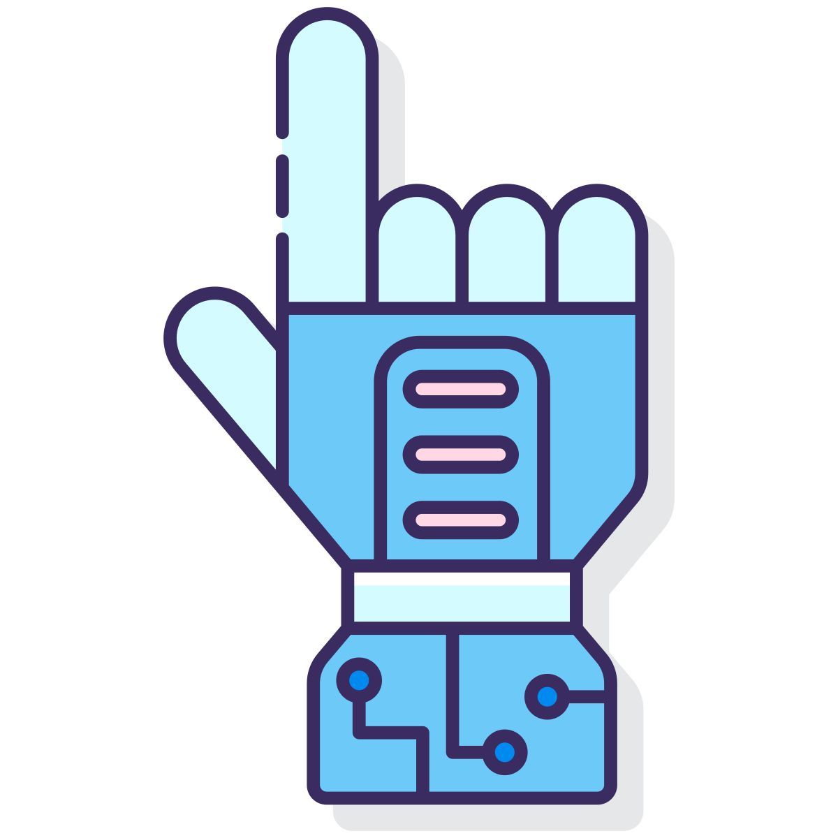 robot hand icon