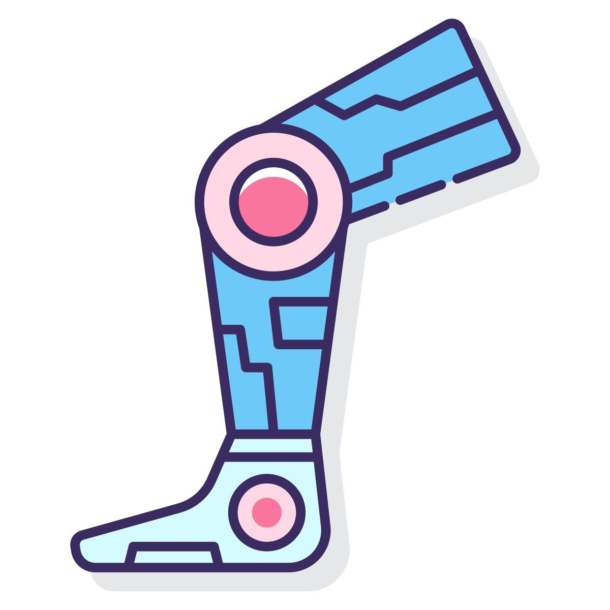 robot leg icon