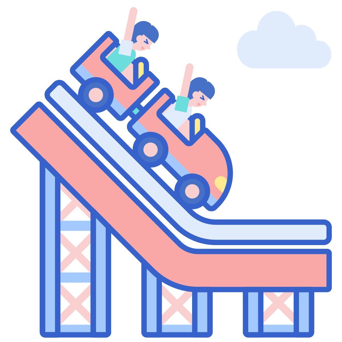 roller coaster icon