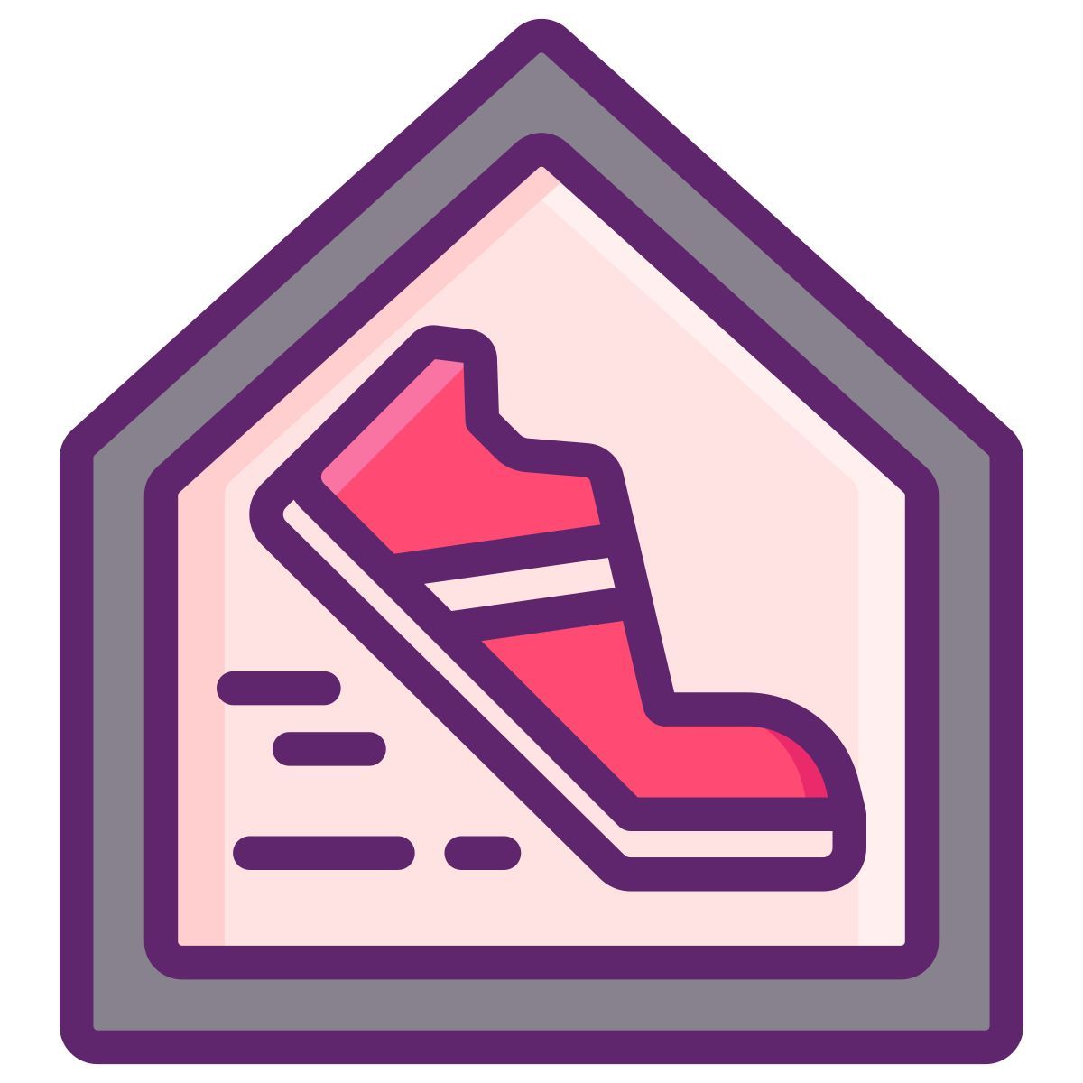 chaussure de course icon