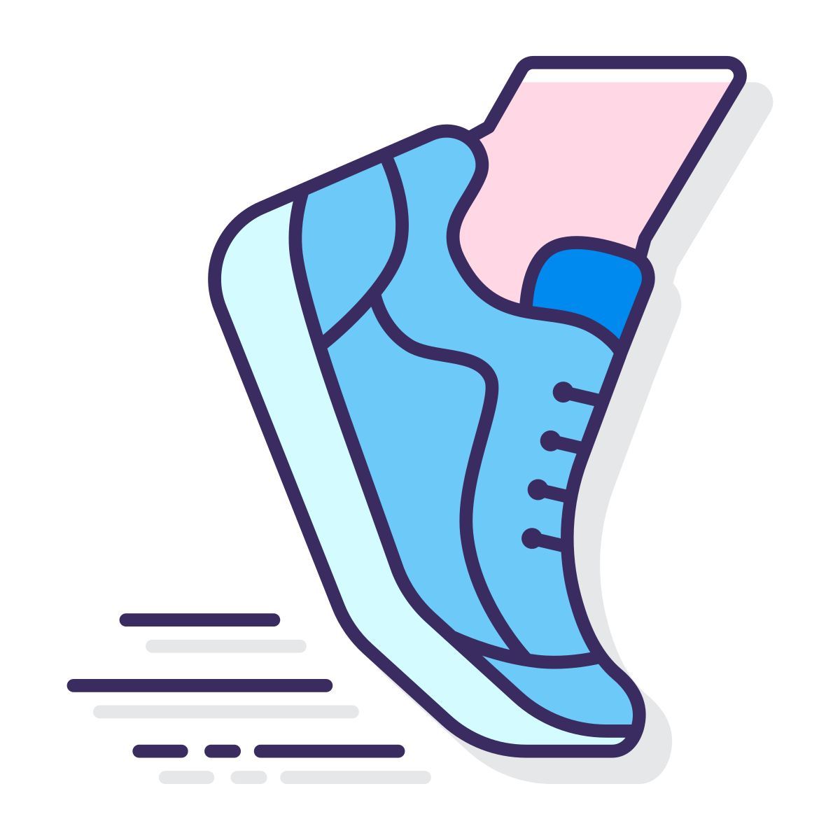 chaussure de course icon