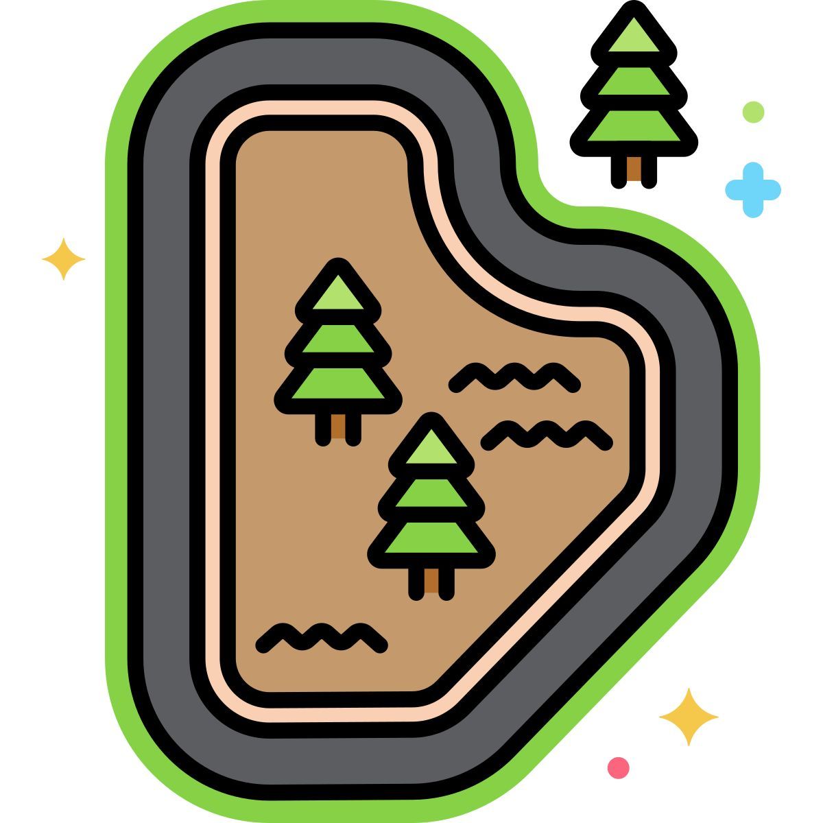 pista da corsa icon
