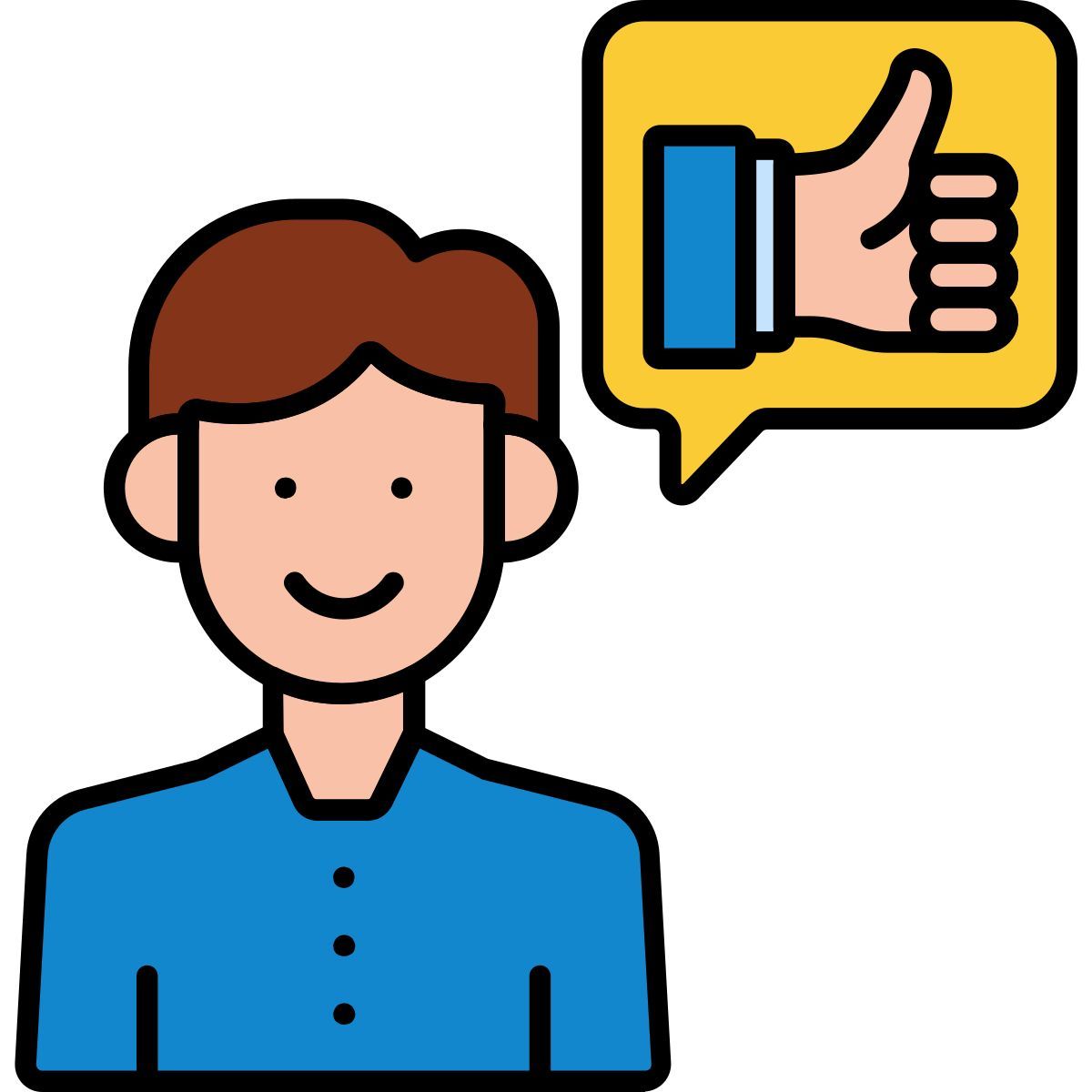 client satisfait icon